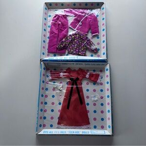 Vintage Doll Clothing Set-2 NIB Outfits For 11.5” Dolls (Barbiecore)